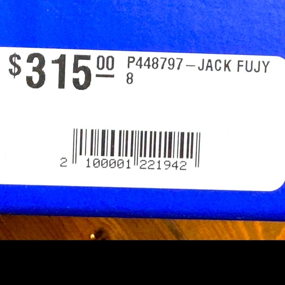 PP48 Jack Fujy Low Top Black Suede & Metallic "Hand -Distressed"Size 8 - Picture 16 of 16